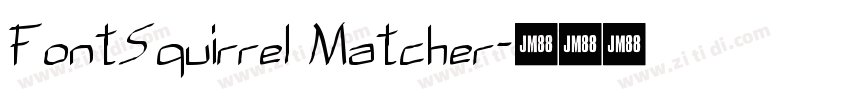 FontSquirrel Matcher字体转换